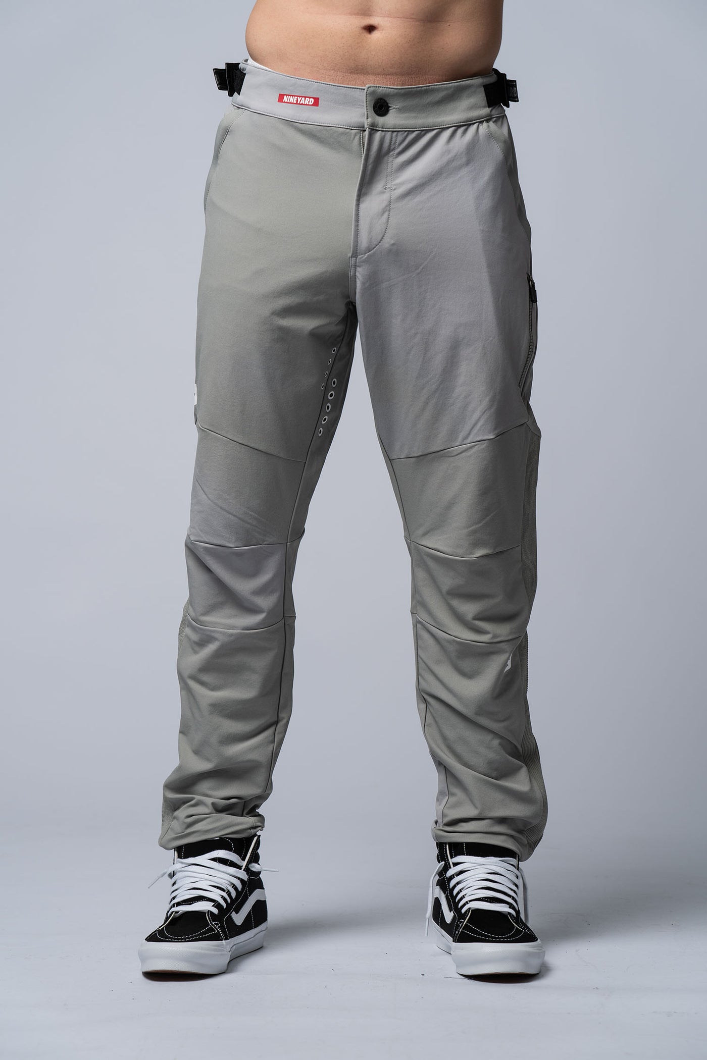 RAW Riding Pants used sage/white - WITH LOGO