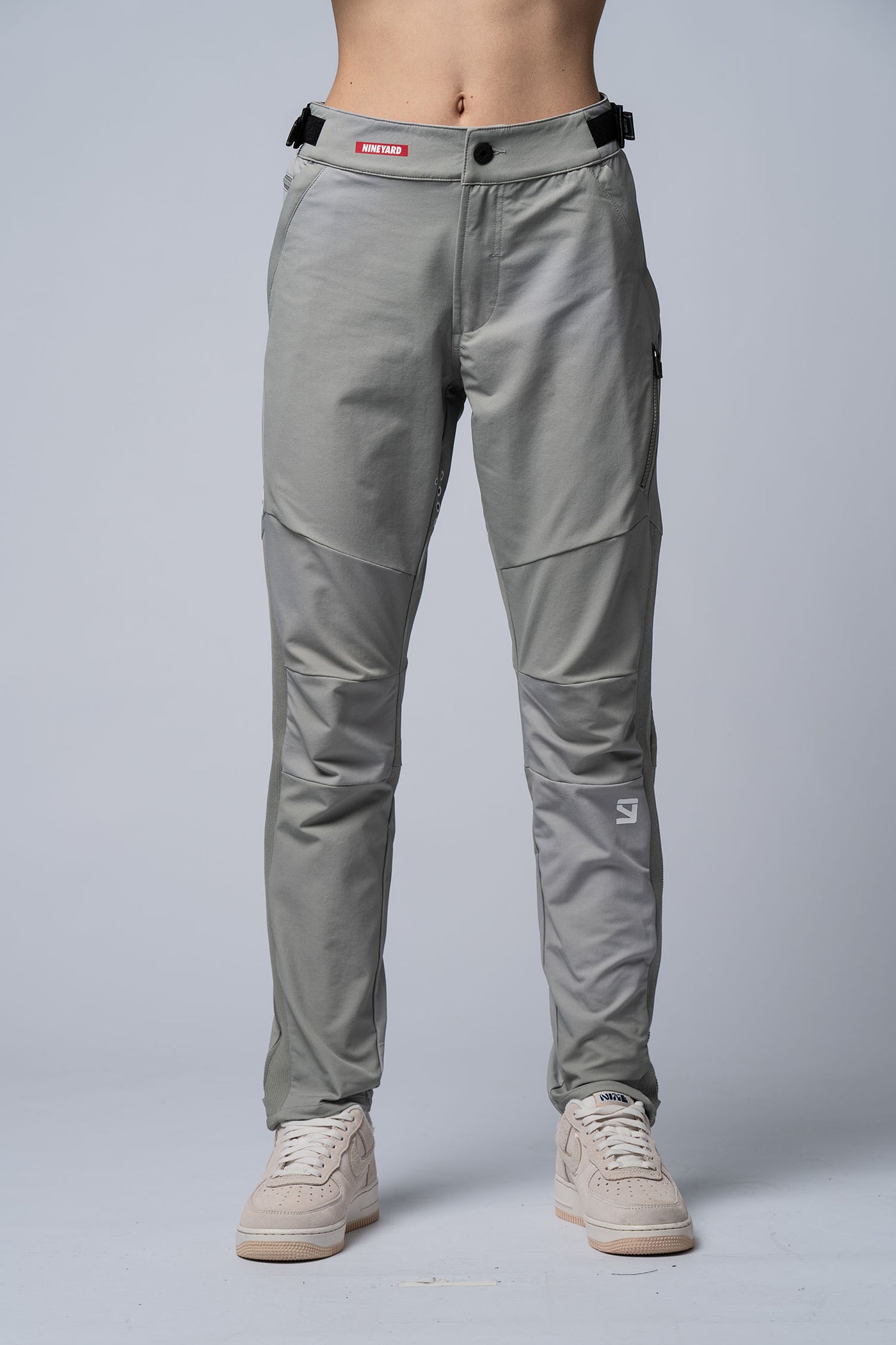 RAW Riding Pants used sage/white - WITH LOGO