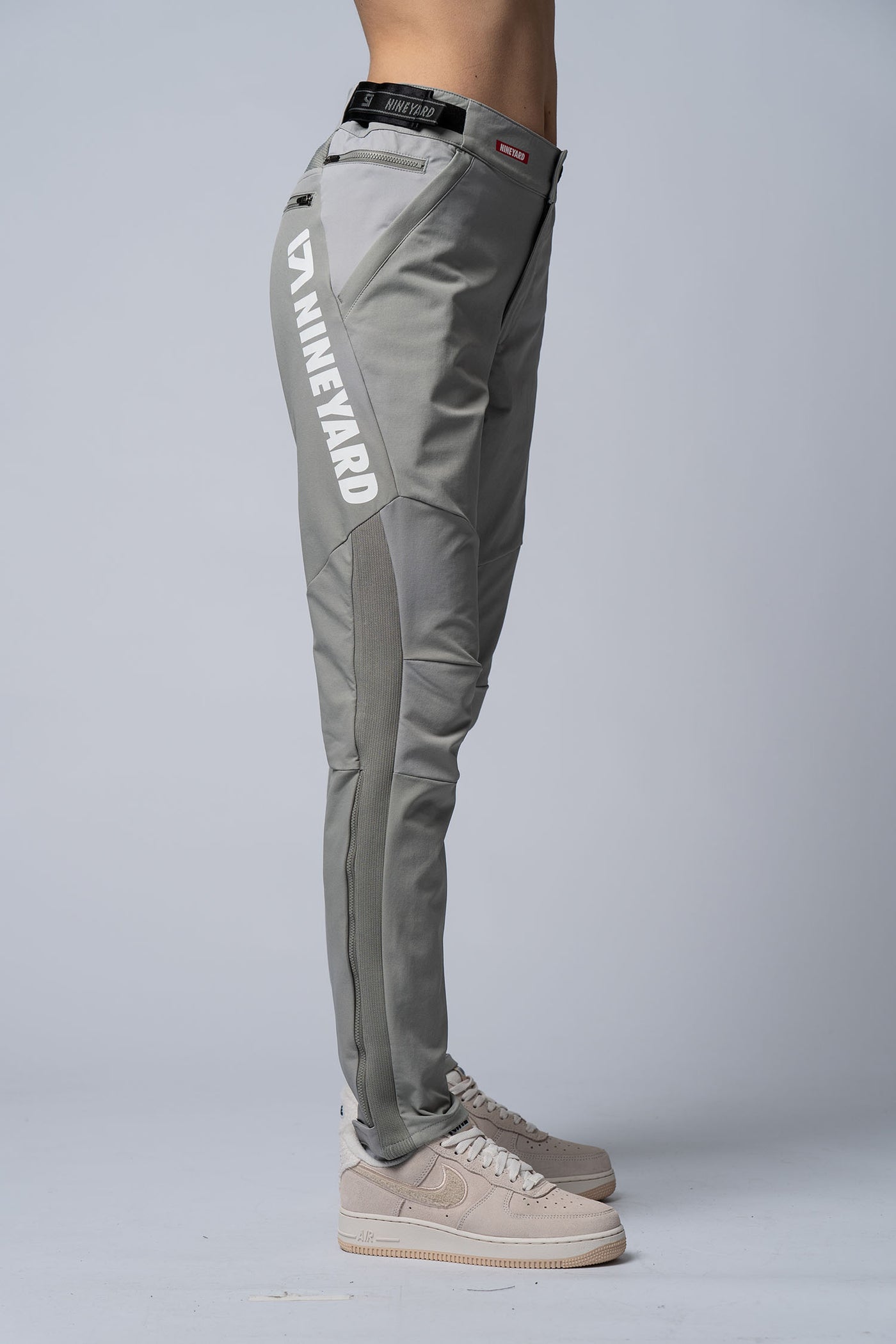 RAW Riding Pants used sage/white - WITH LOGO