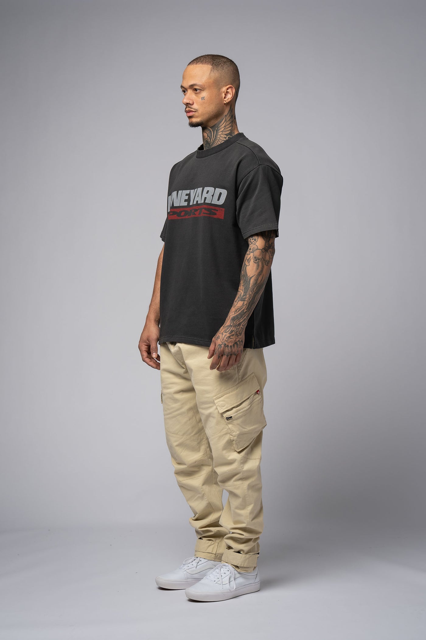 Sports Heavy Oversize Tee dark grey