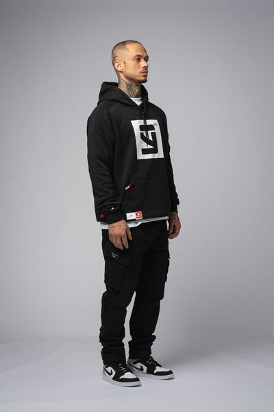 EDT. Oversize Hoodie black
