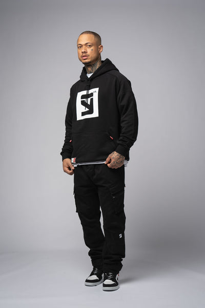 EDT. Oversize Hoodie black