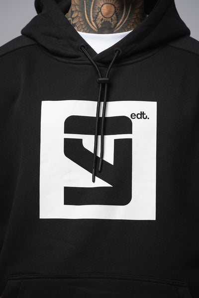 EDT. Oversize Hoodie black
