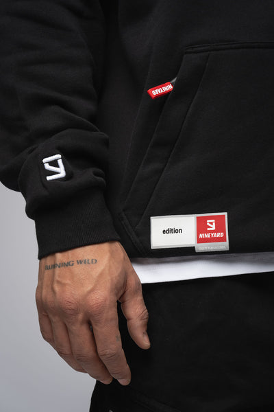 EDT. Oversize Hoodie black