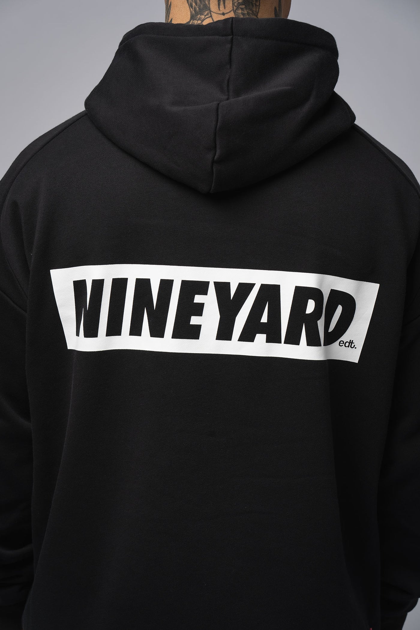 EDT. Oversize Hoodie black