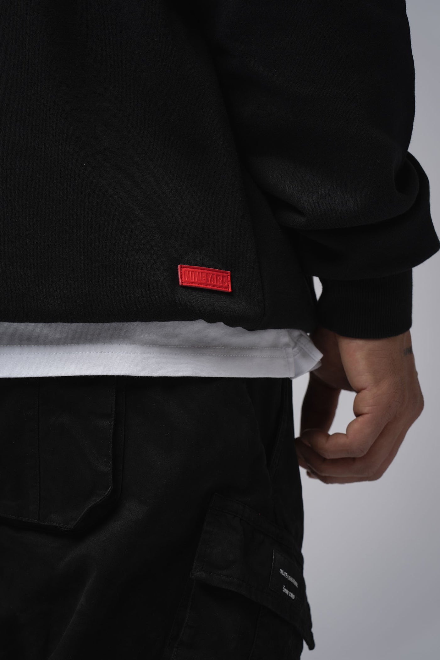 EDT. Oversize Hoodie black