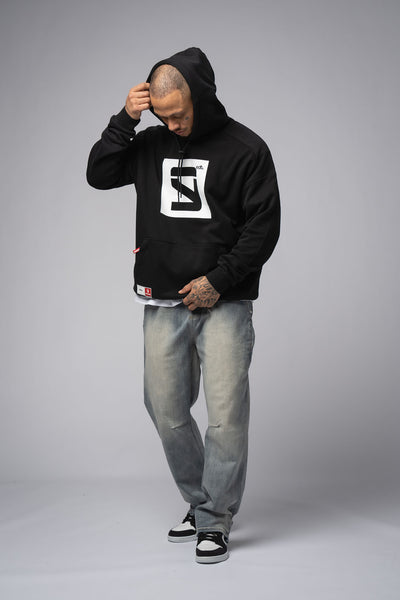 EDT. Oversize Hoodie black