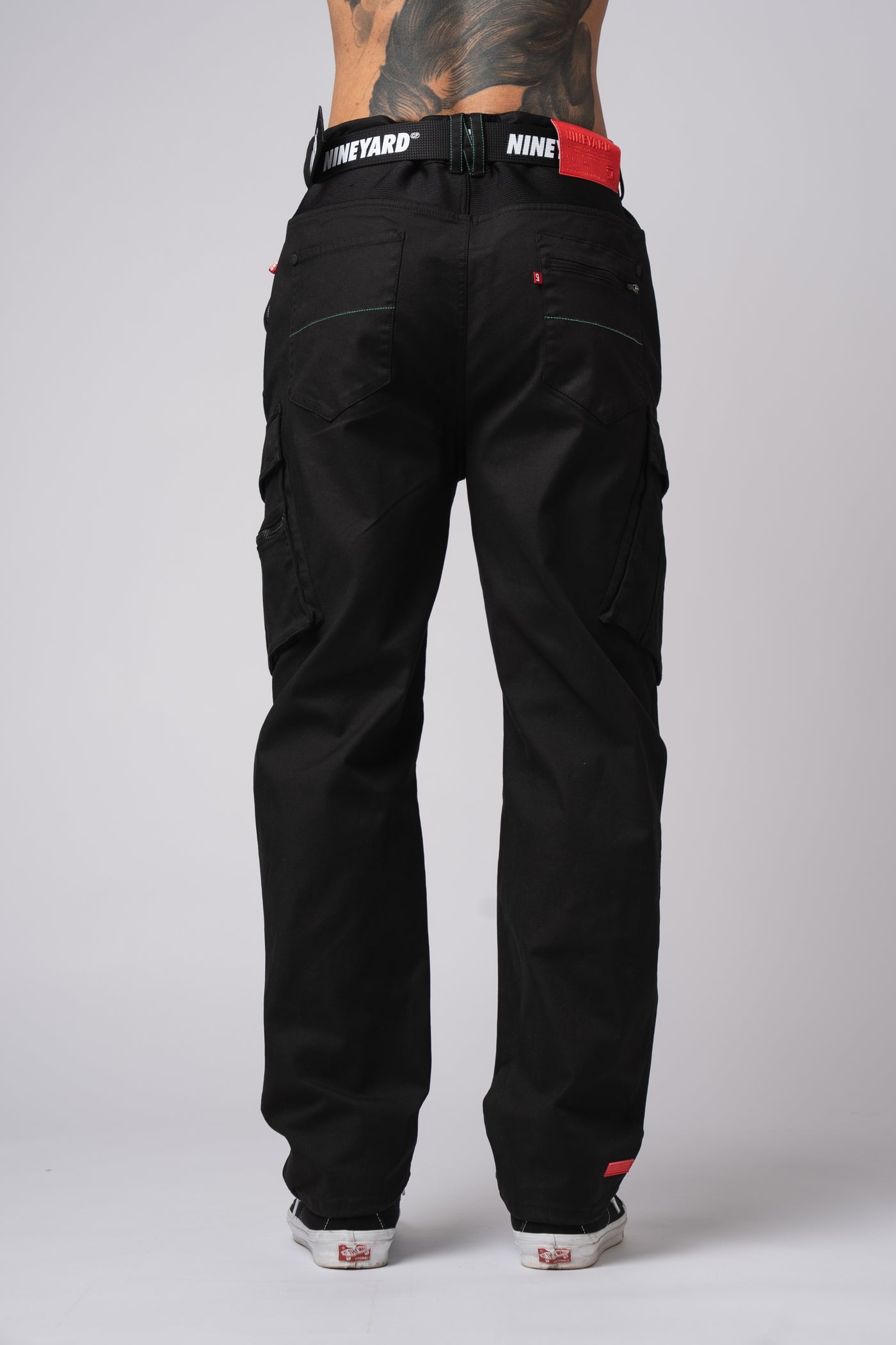 Race Wide Cargo Pants black