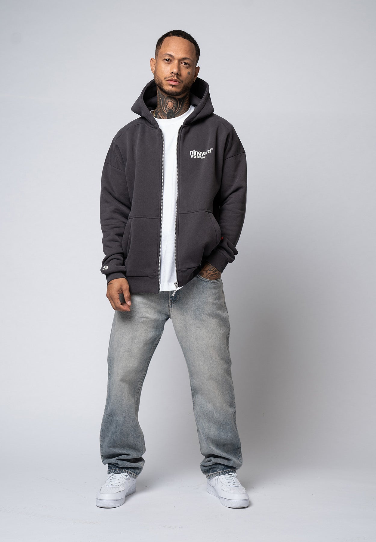 Heavy Oversize Full-Zip Hoodie