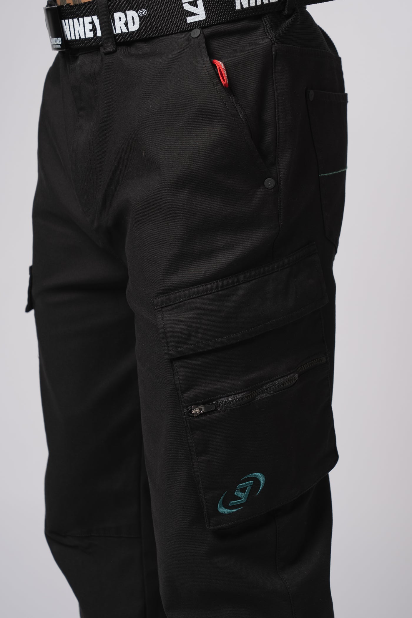 Race Wide Cargo Pants black