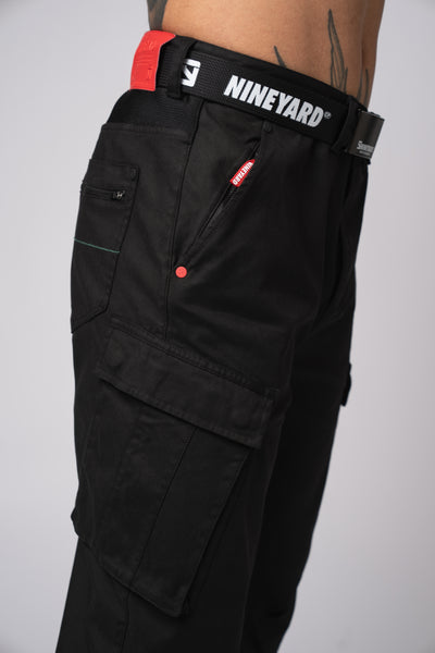 Race Wide Cargo Pants black