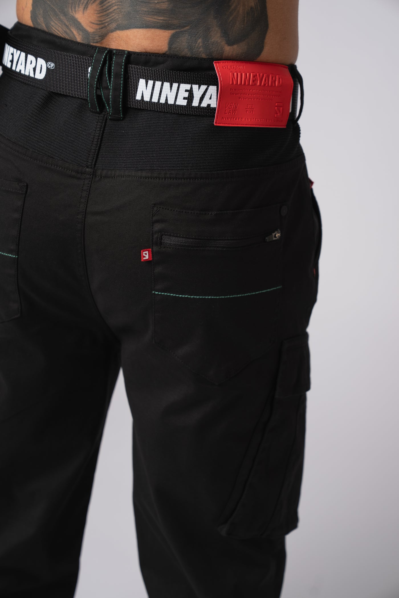 Race Wide Cargo Pants black
