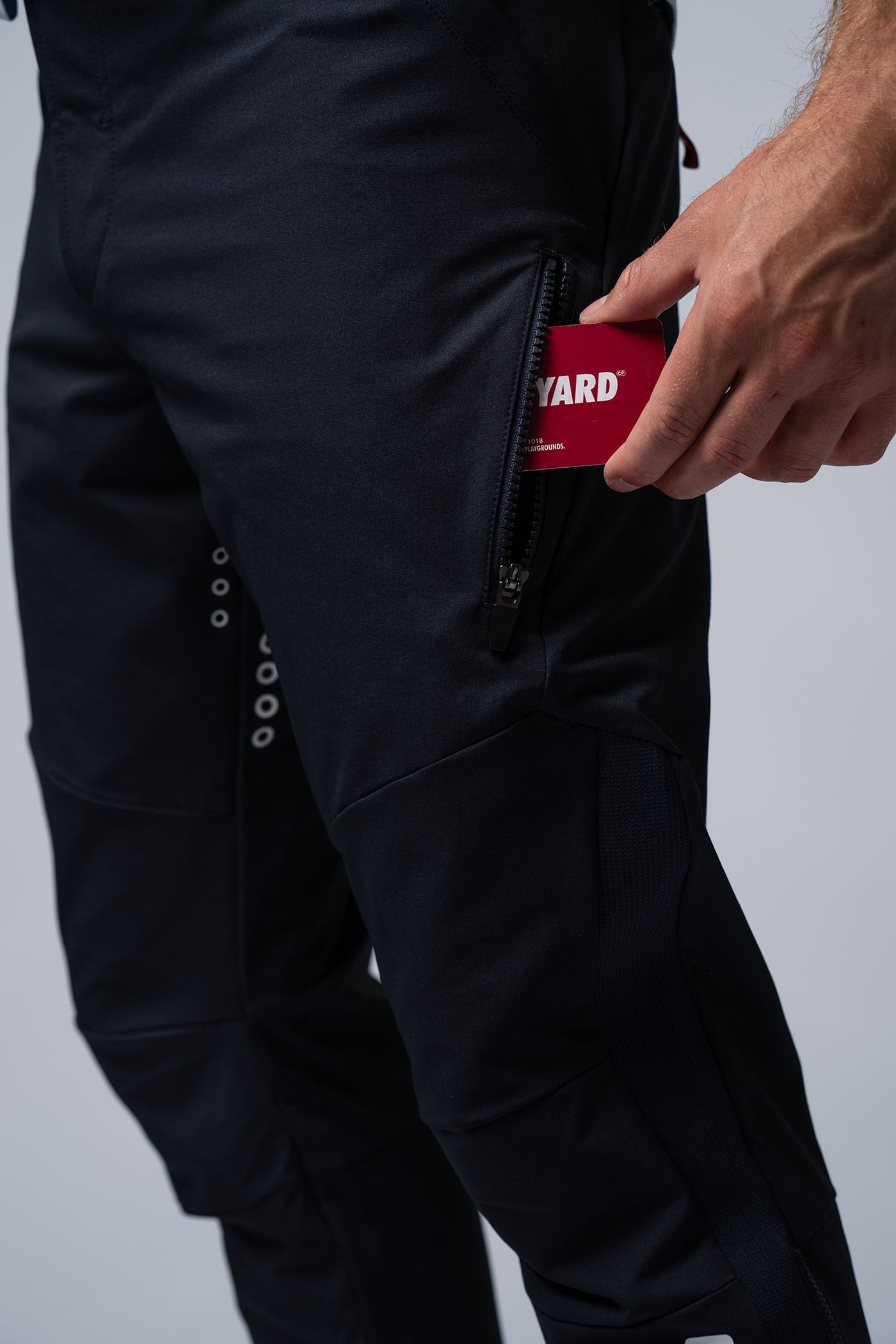 RAW Riding Pants used navy/white - WITH LOGO