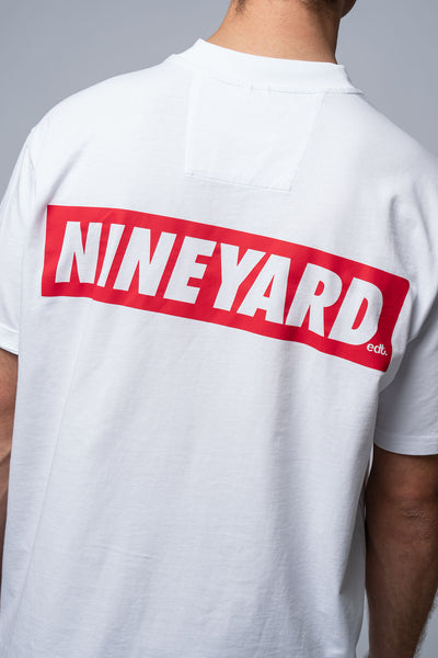 EDT. Oversize T-Shirt white/red