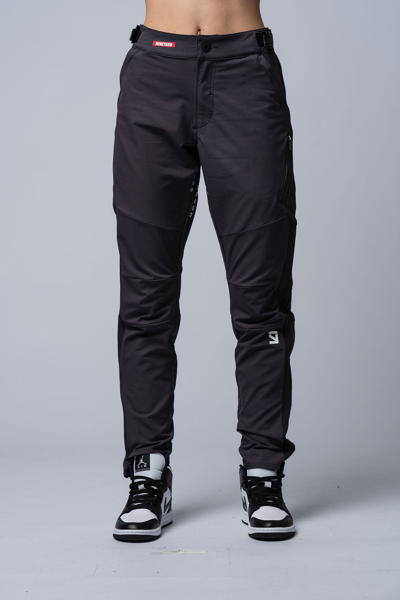 RAW Riding Pants used dark grey/white - WITH LOGO