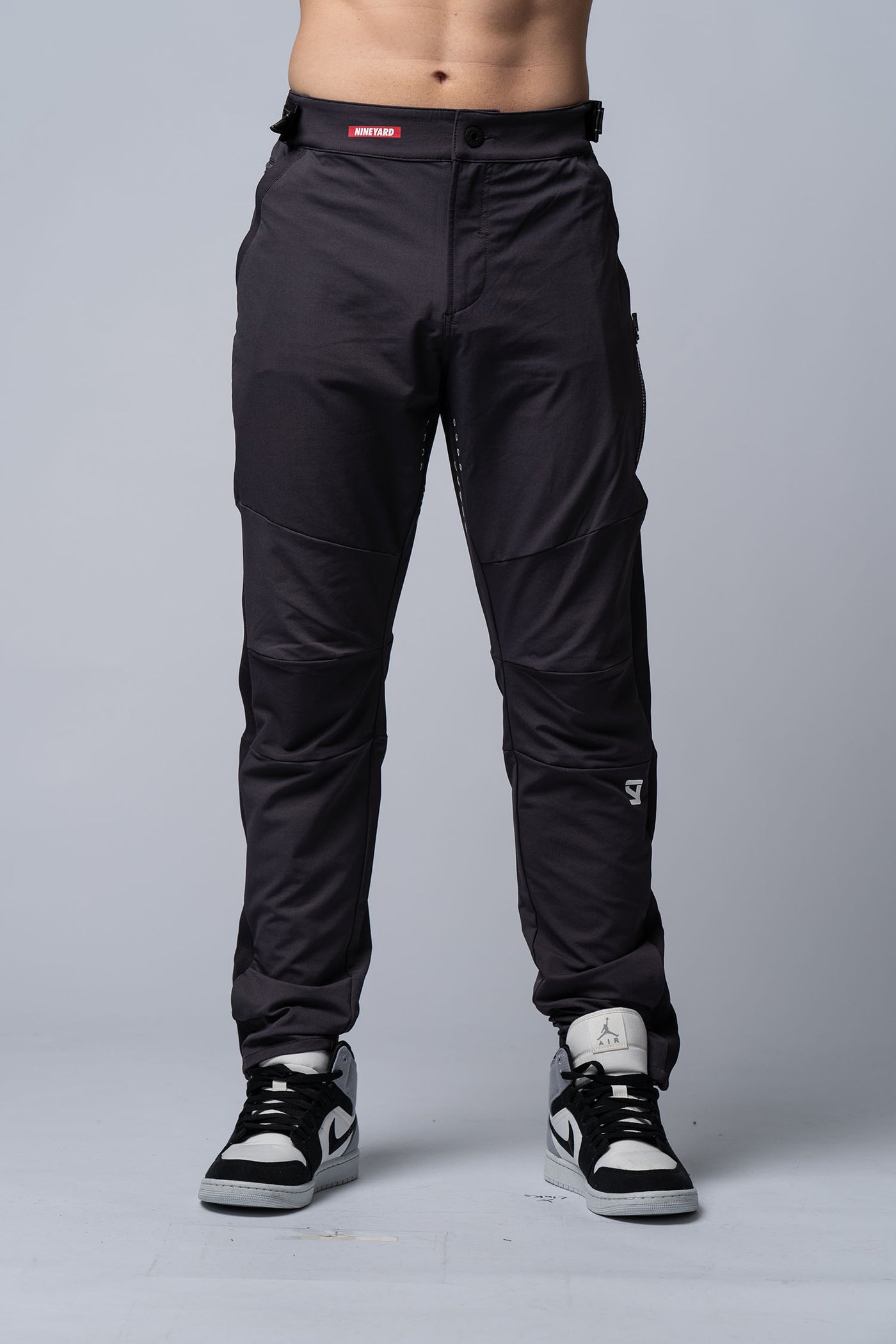 RAW Riding Pants used dark grey/white - WITH LOGO