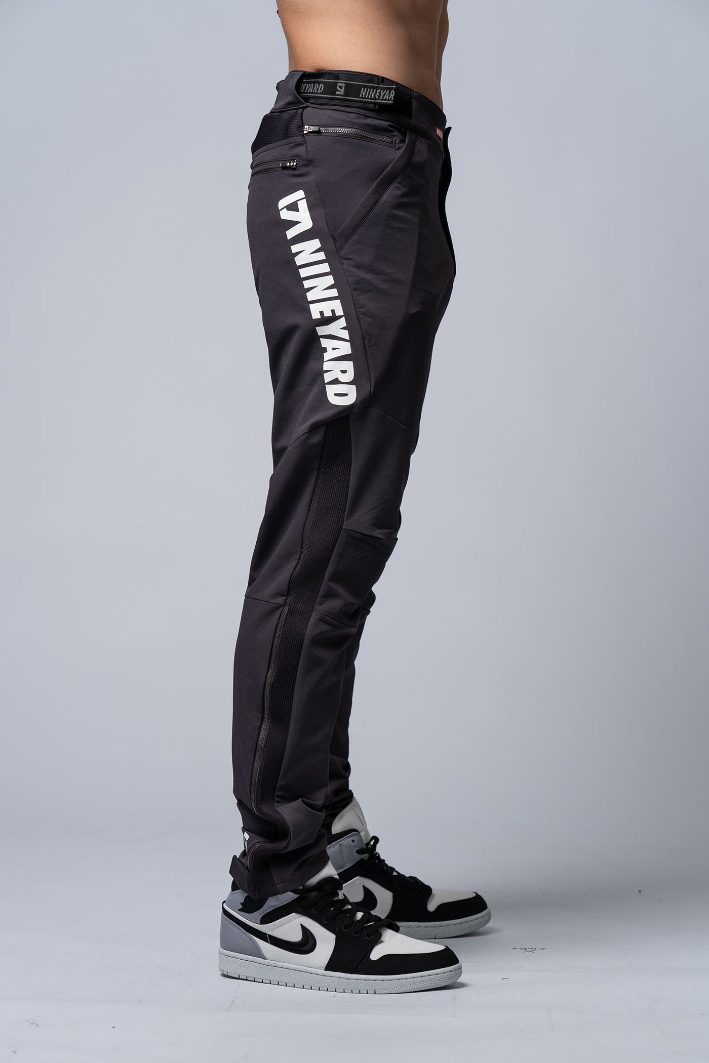 RAW Riding Pants used dark grey/white - WITH LOGO