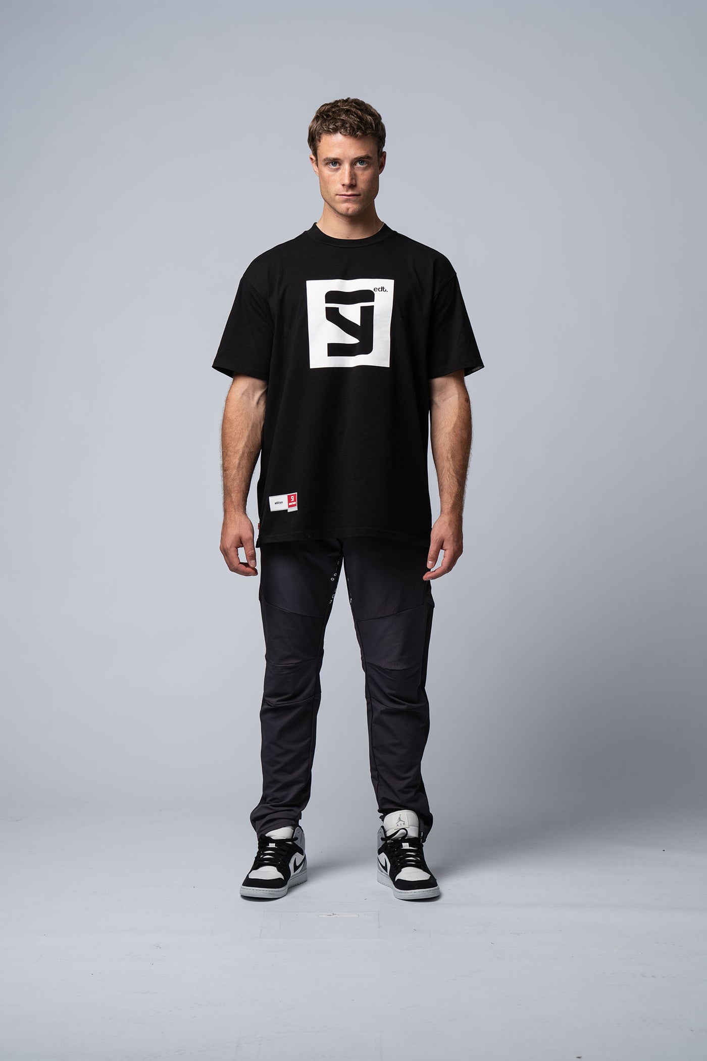 EDT. Oversize T-Shirt black/white