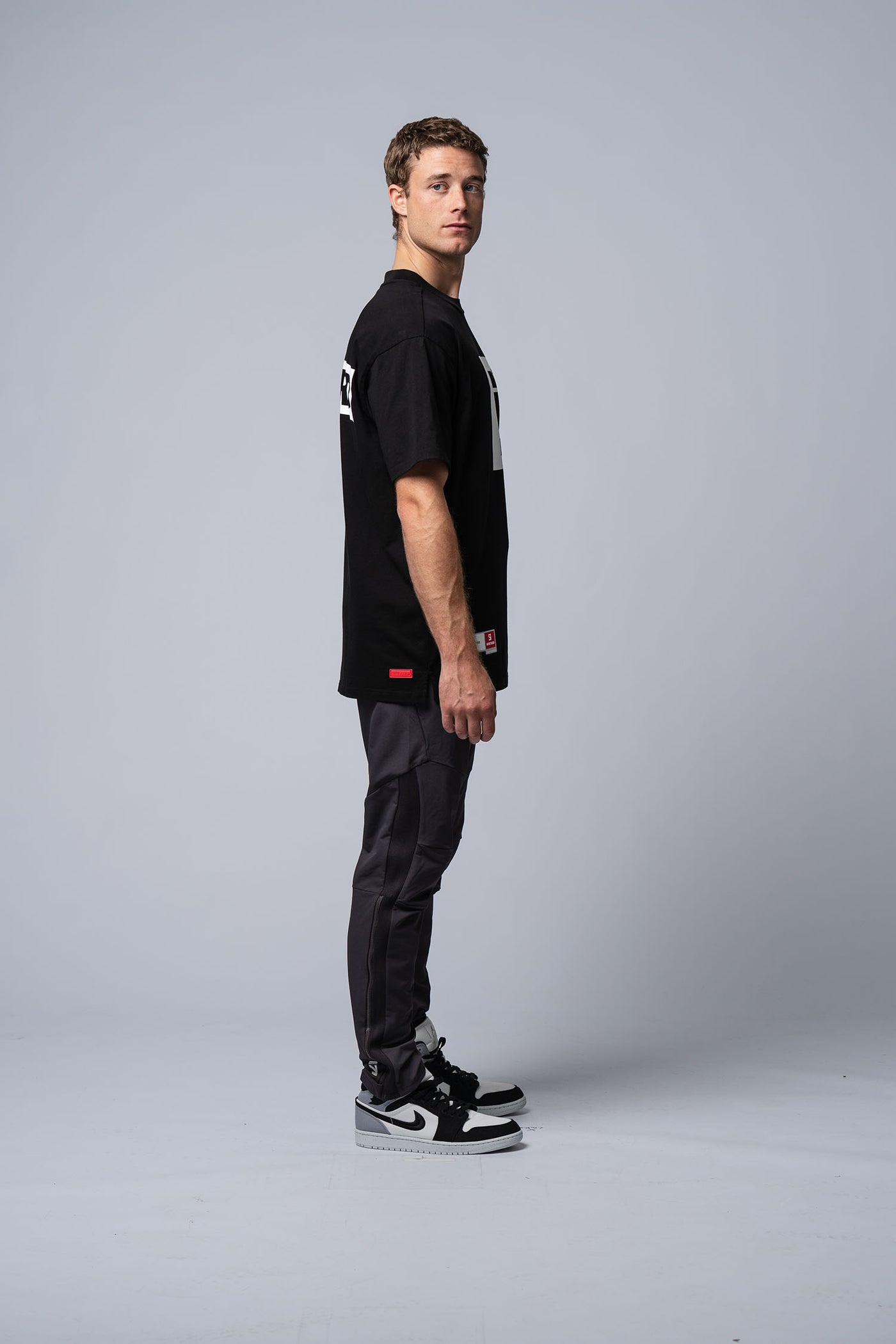 EDT. Oversize T-Shirt black/white