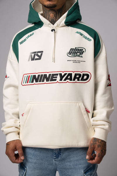 Race Oversize Hoodie bone
