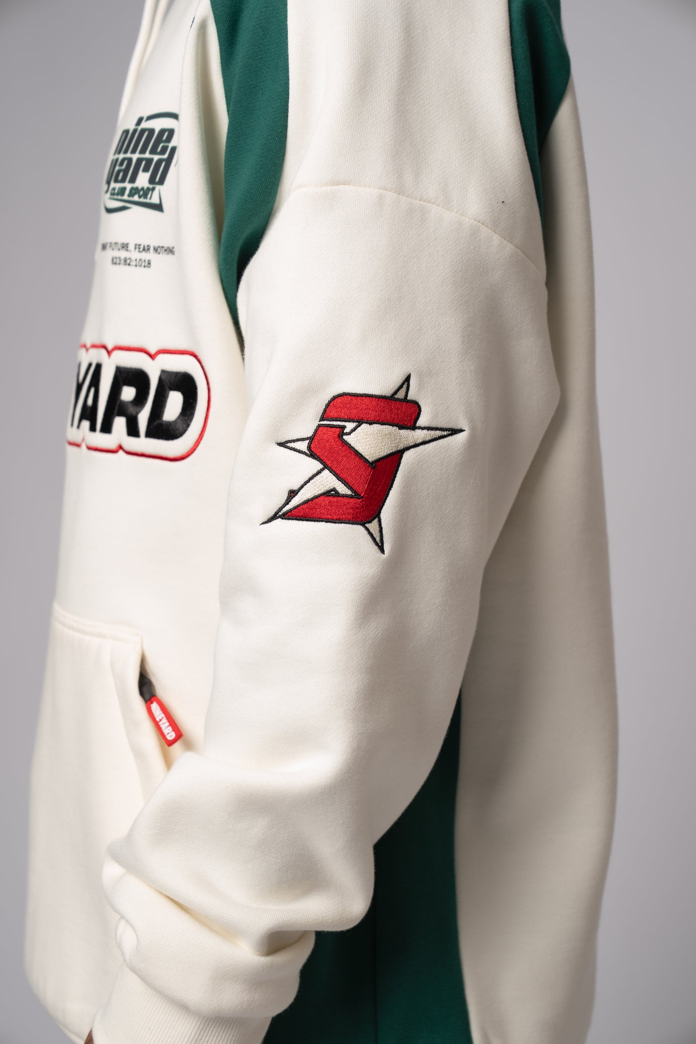 Race Oversize Hoodie bone