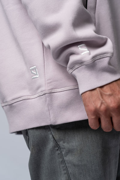 Oversize Race Hoodie used rose/white