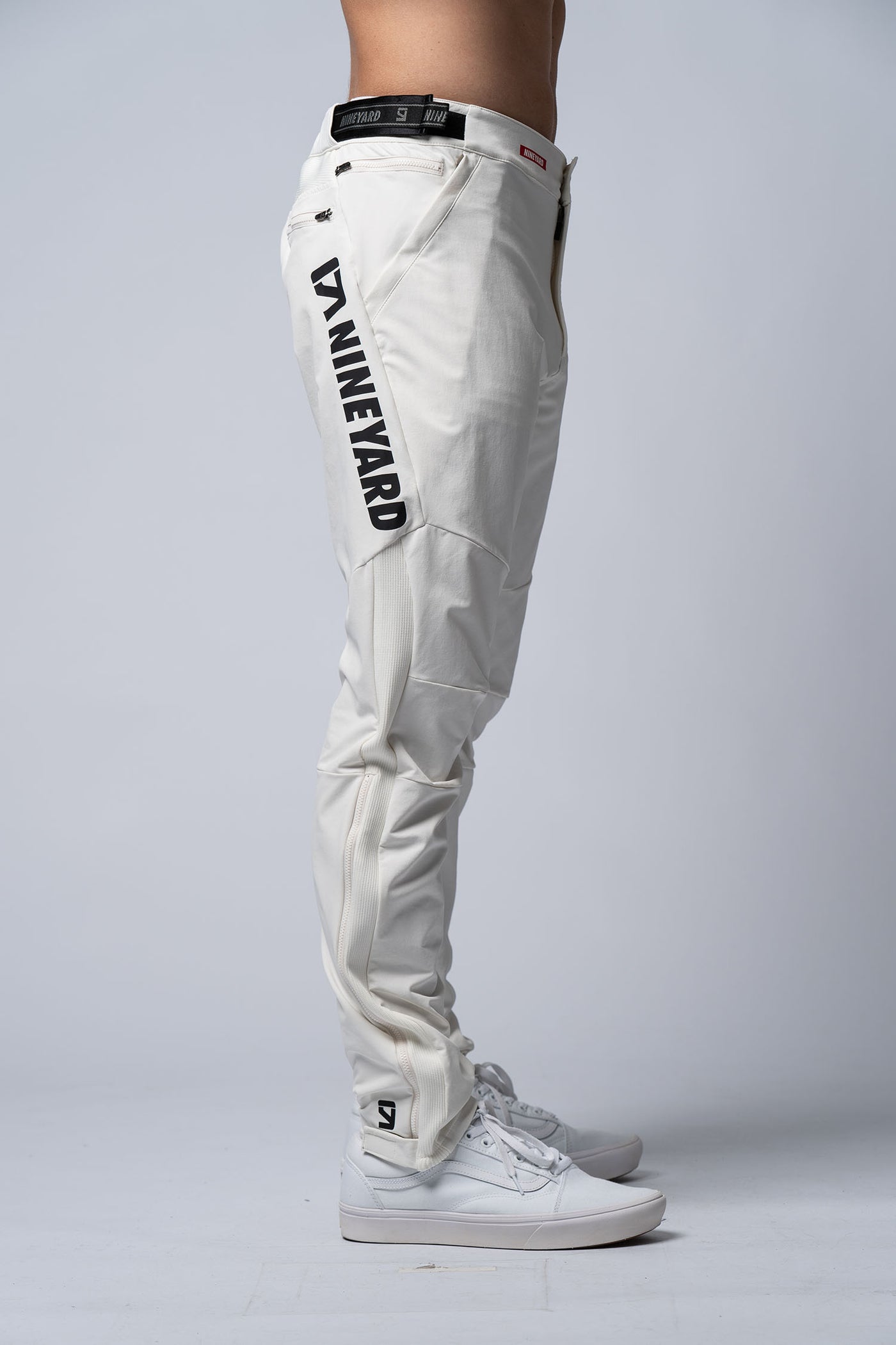 RAW Riding Pants off-white - WITH LOGO