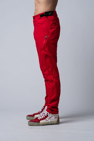 RAW Riding Pants Red- NON LOGO