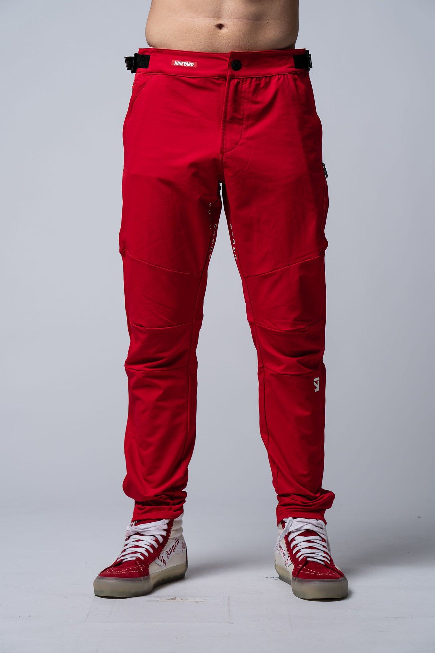 RAW Riding Pants Red- WITH LOGO