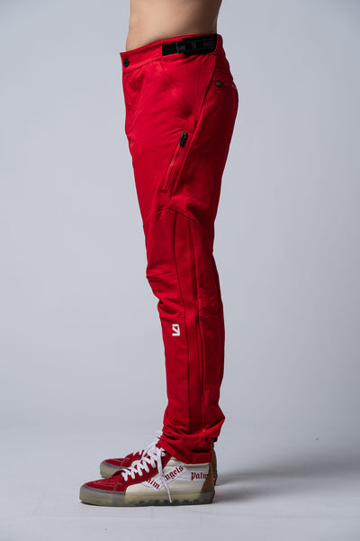 RAW Riding Pants Red- WITH LOGO