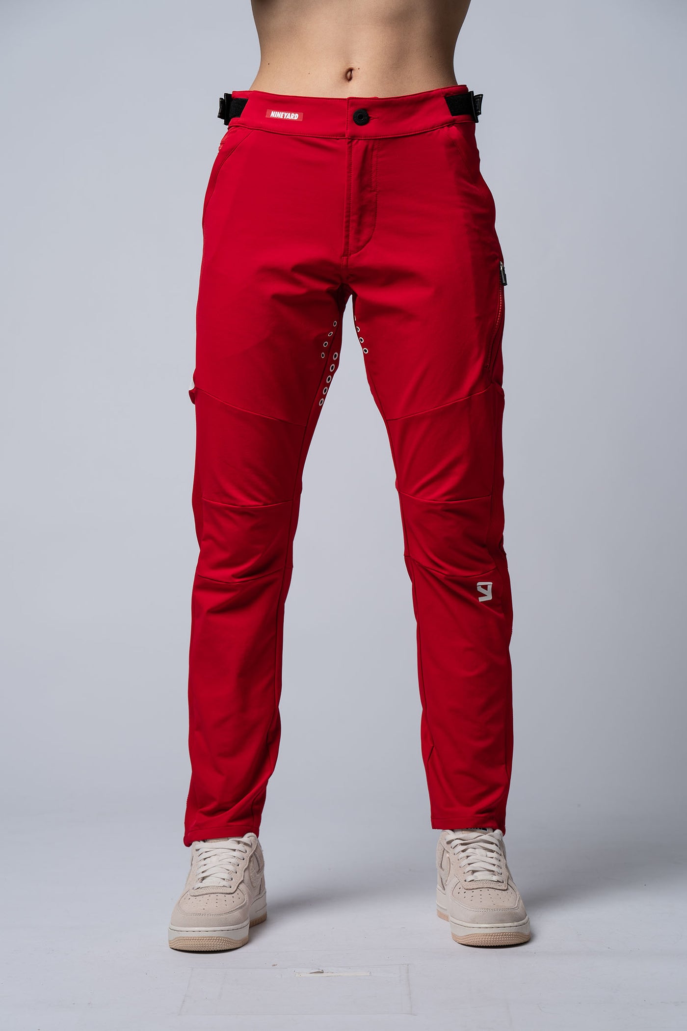 RAW Riding Pants Red- WITH LOGO