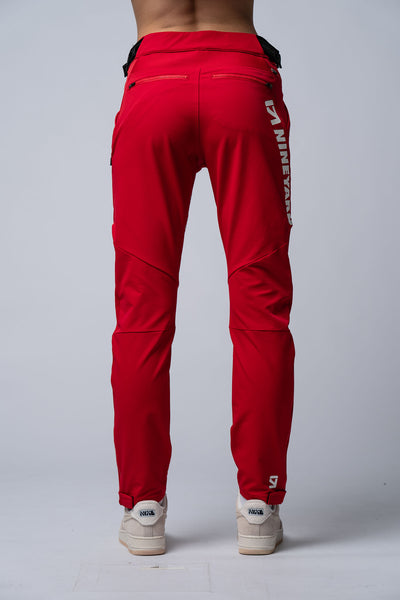 RAW Riding Pants Red- WITH LOGO