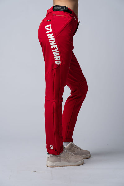 RAW Riding Pants Red- WITH LOGO