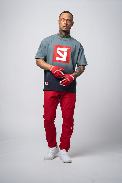 EDT. Oversize T-Shirt navy fade