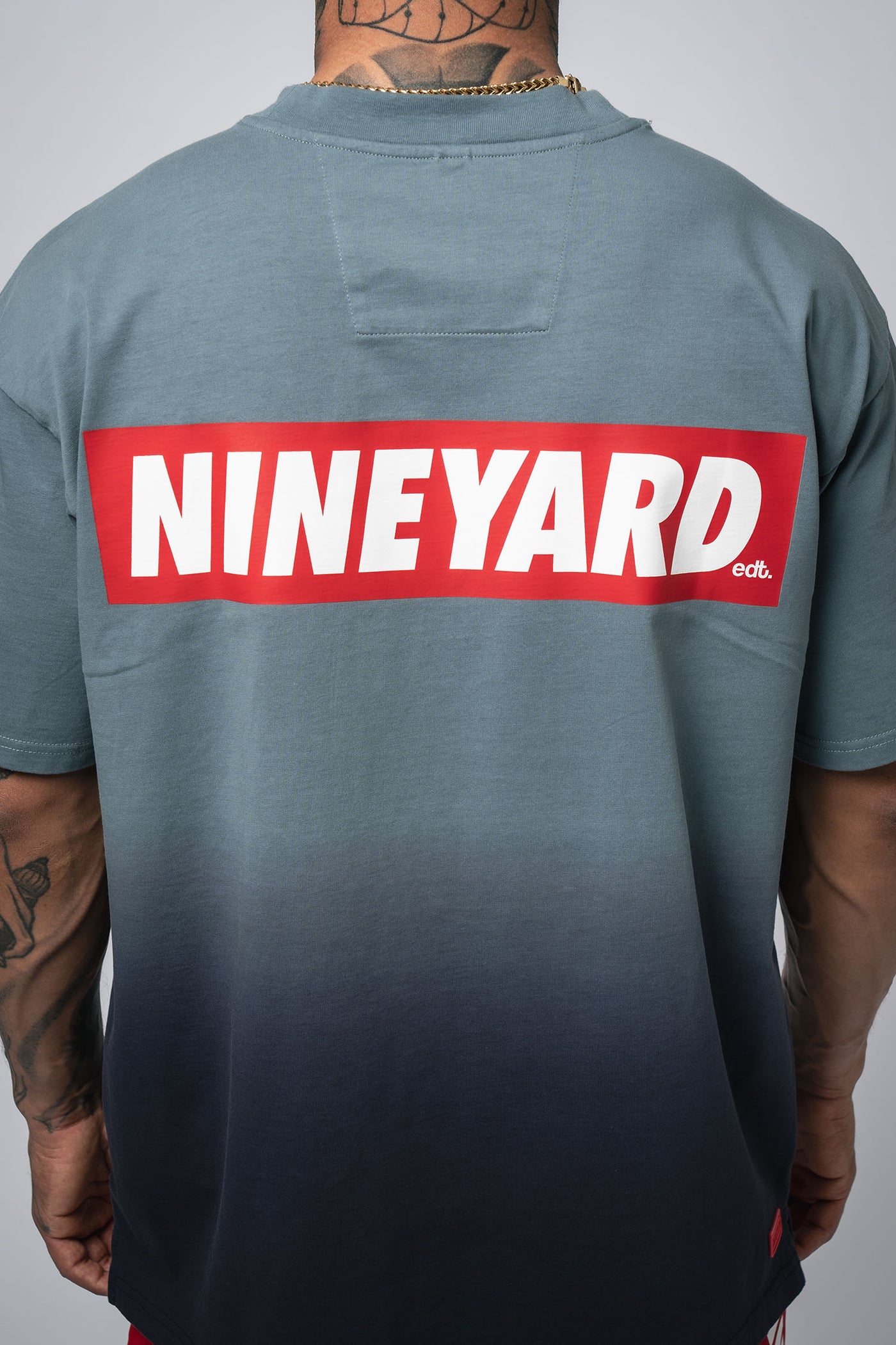 EDT. Oversize T-Shirt navy fade