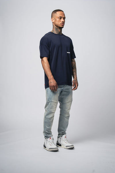 RAW Bamboo Jersey Tee navy