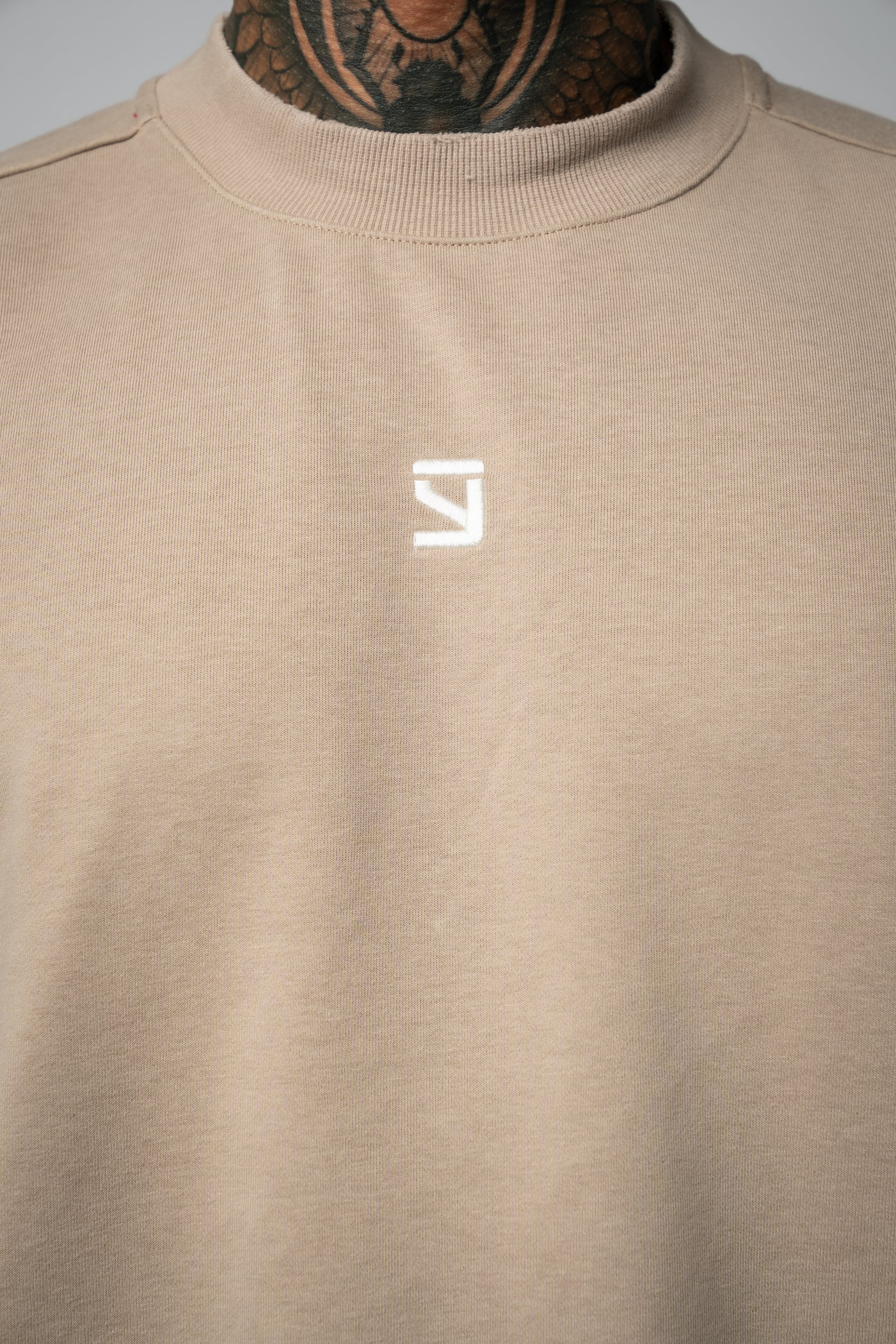 Desert Heavy Oversize T-Shirt used beige