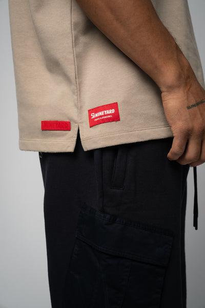 Desert Heavy Oversize T-Shirt used beige