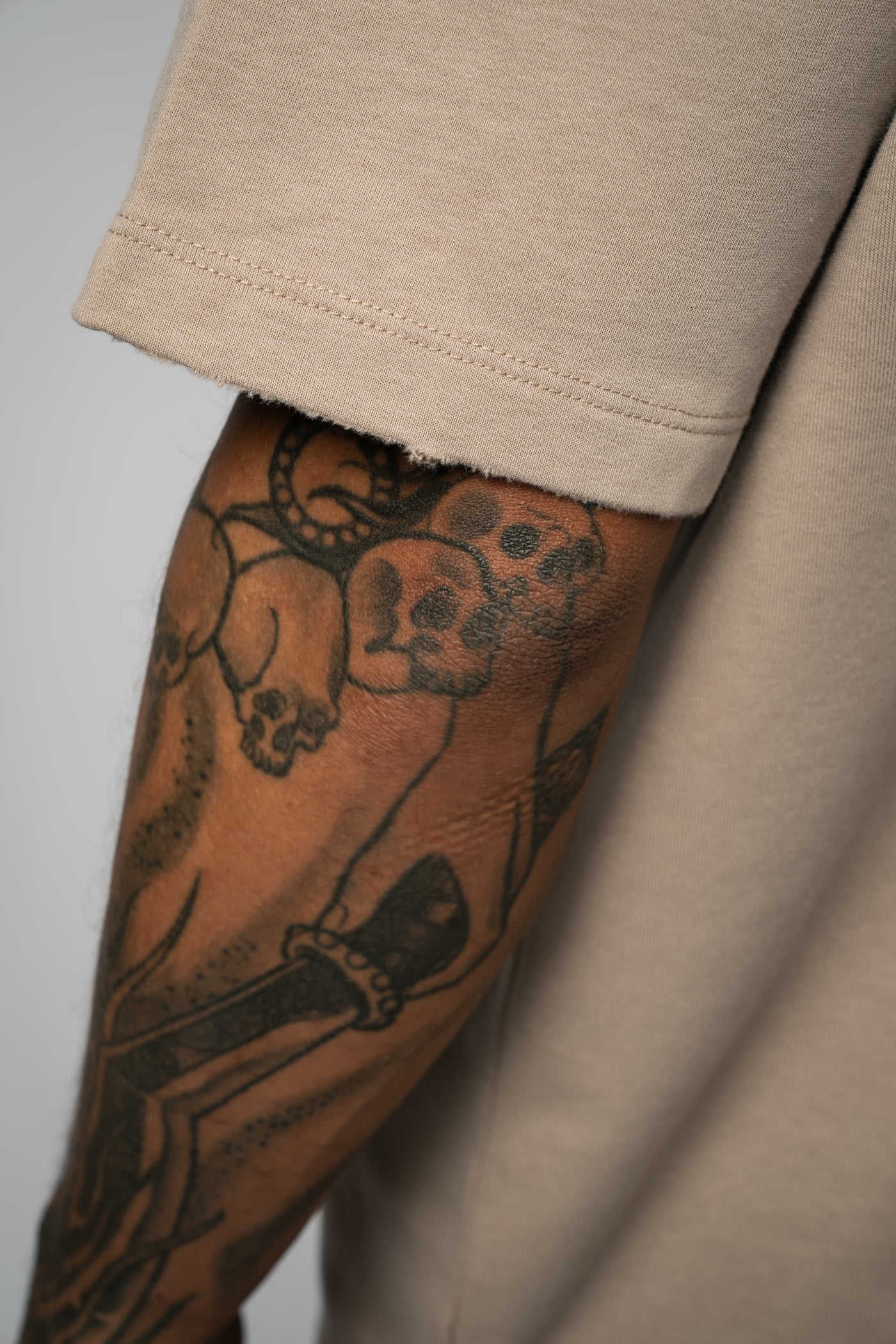 Desert Heavy Oversize T-Shirt used beige