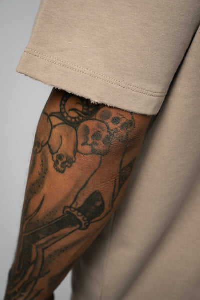 Desert Heavy Oversize T-Shirt used beige