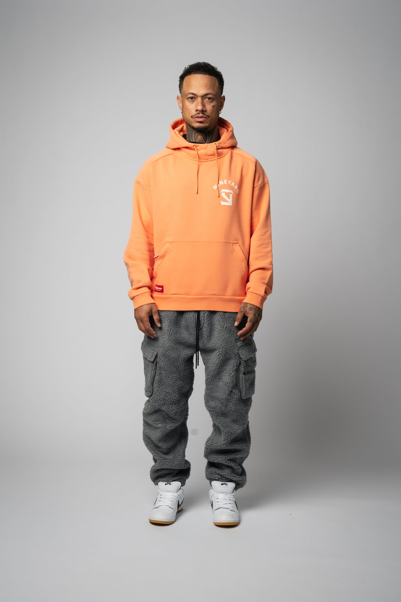 Desert Heavy Oversize Hoodie used orange