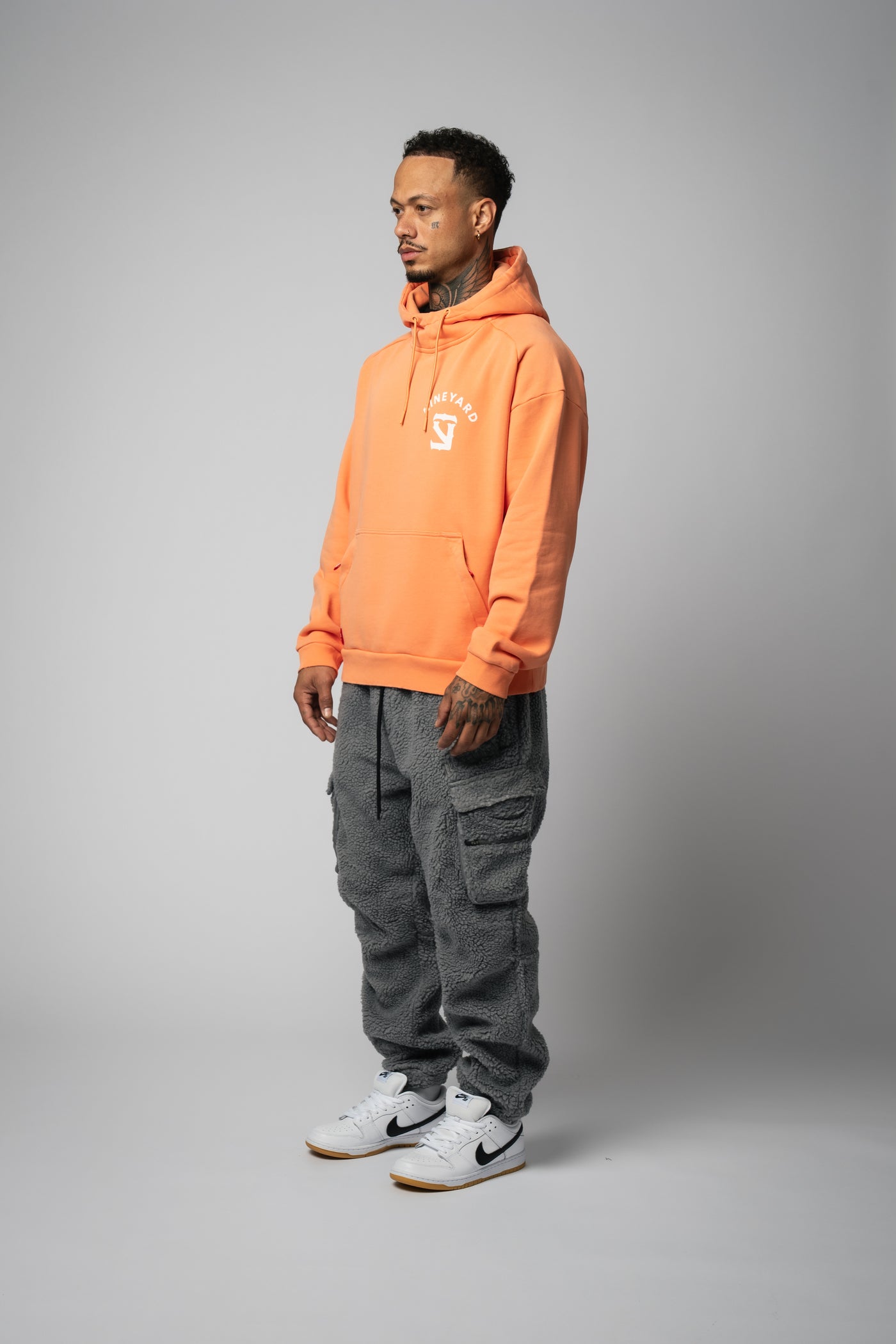 Desert Heavy Oversize Hoodie used orange