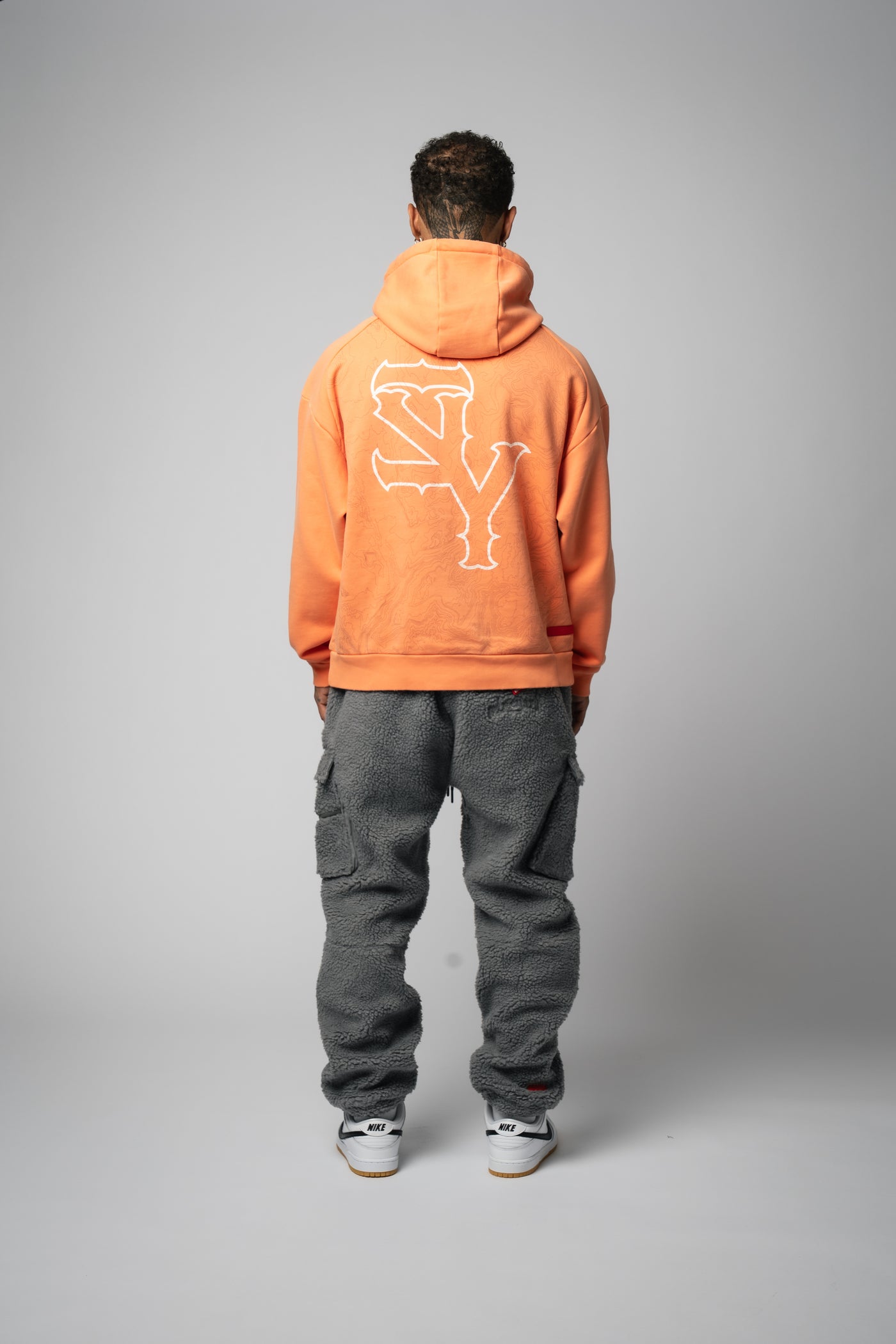 Desert Heavy Oversize Hoodie used orange