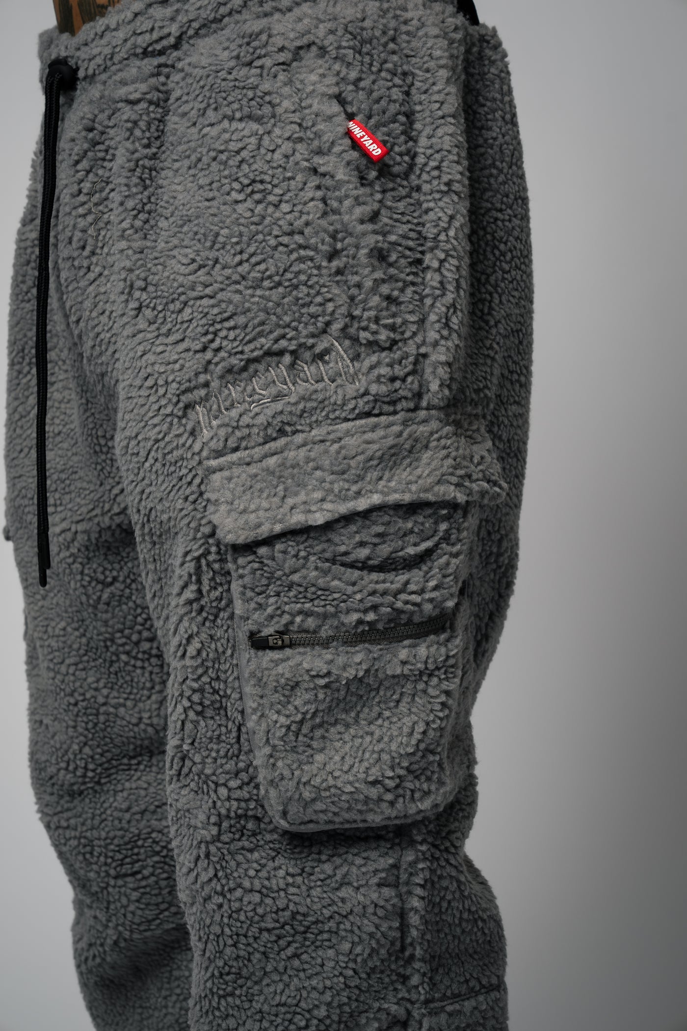 Sherpa Fleece Cargo Sweatpants
