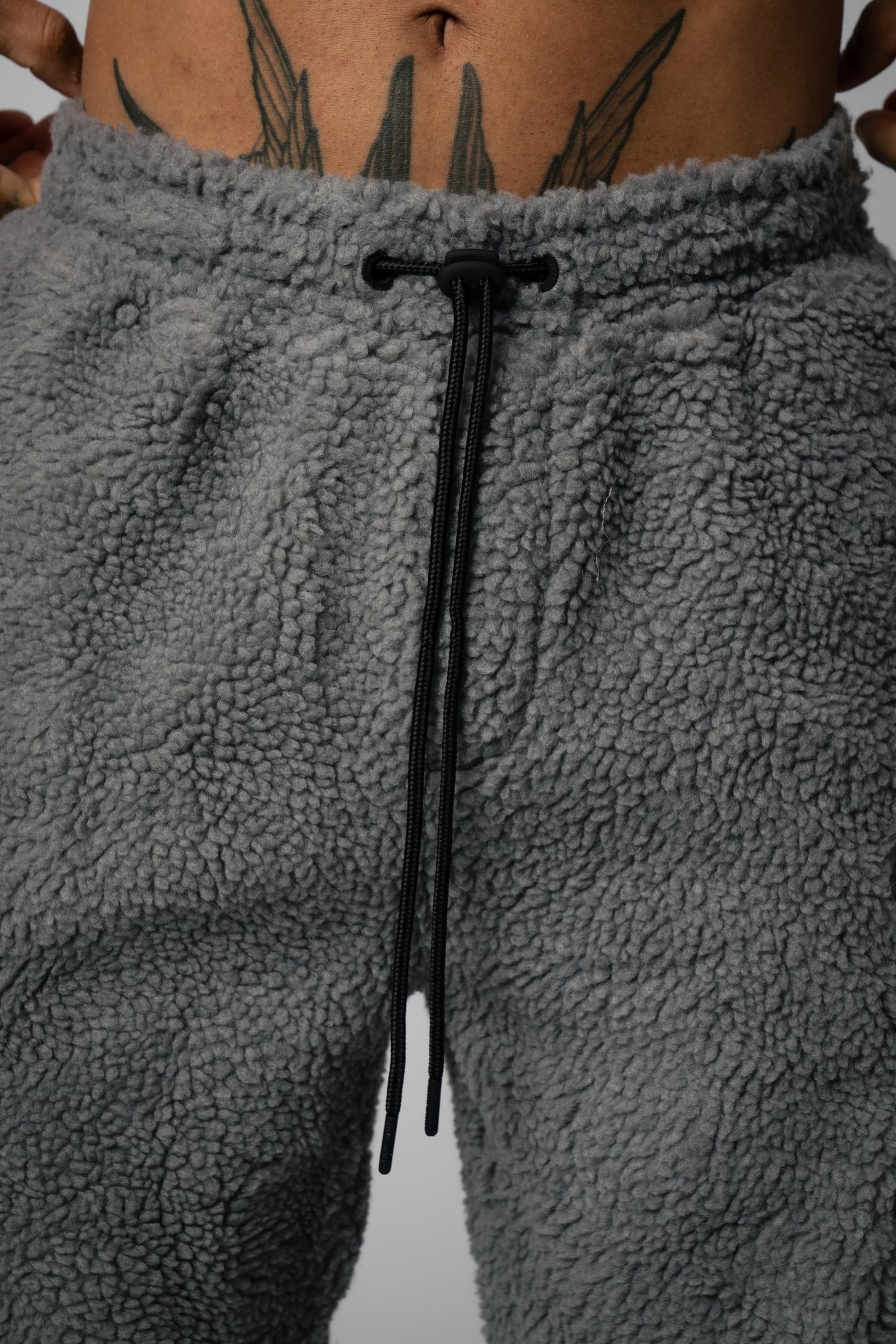 Sherpa Fleece Cargo Sweatpants
