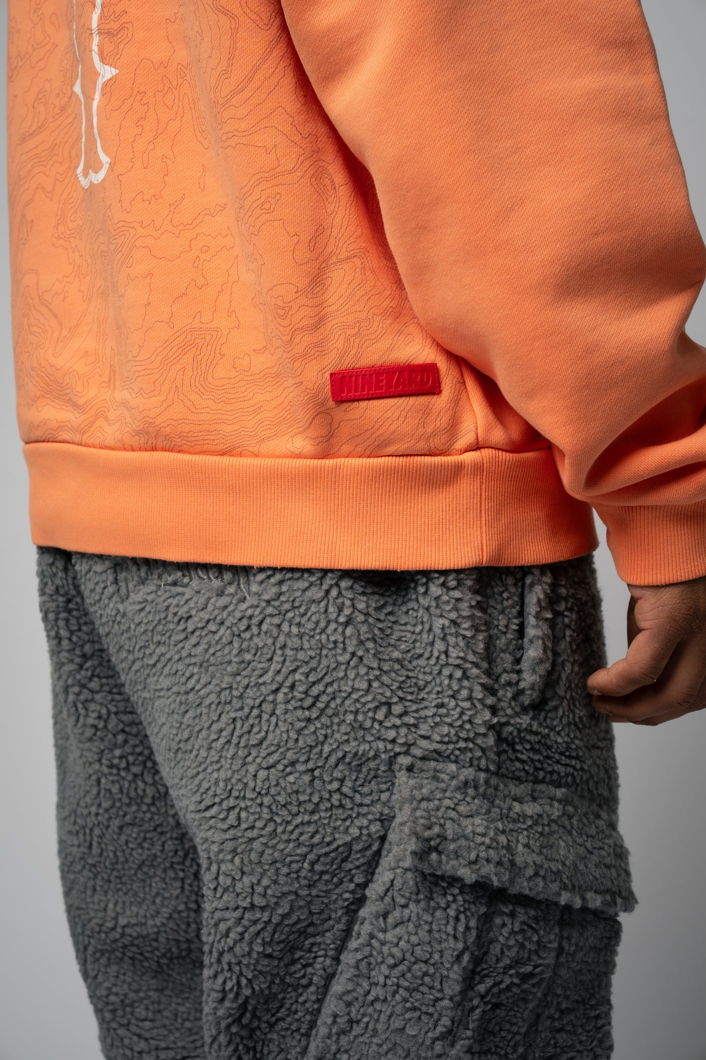 Desert Heavy Oversize Hoodie used orange