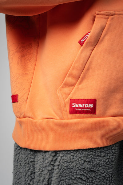 Desert Heavy Oversize Hoodie used orange
