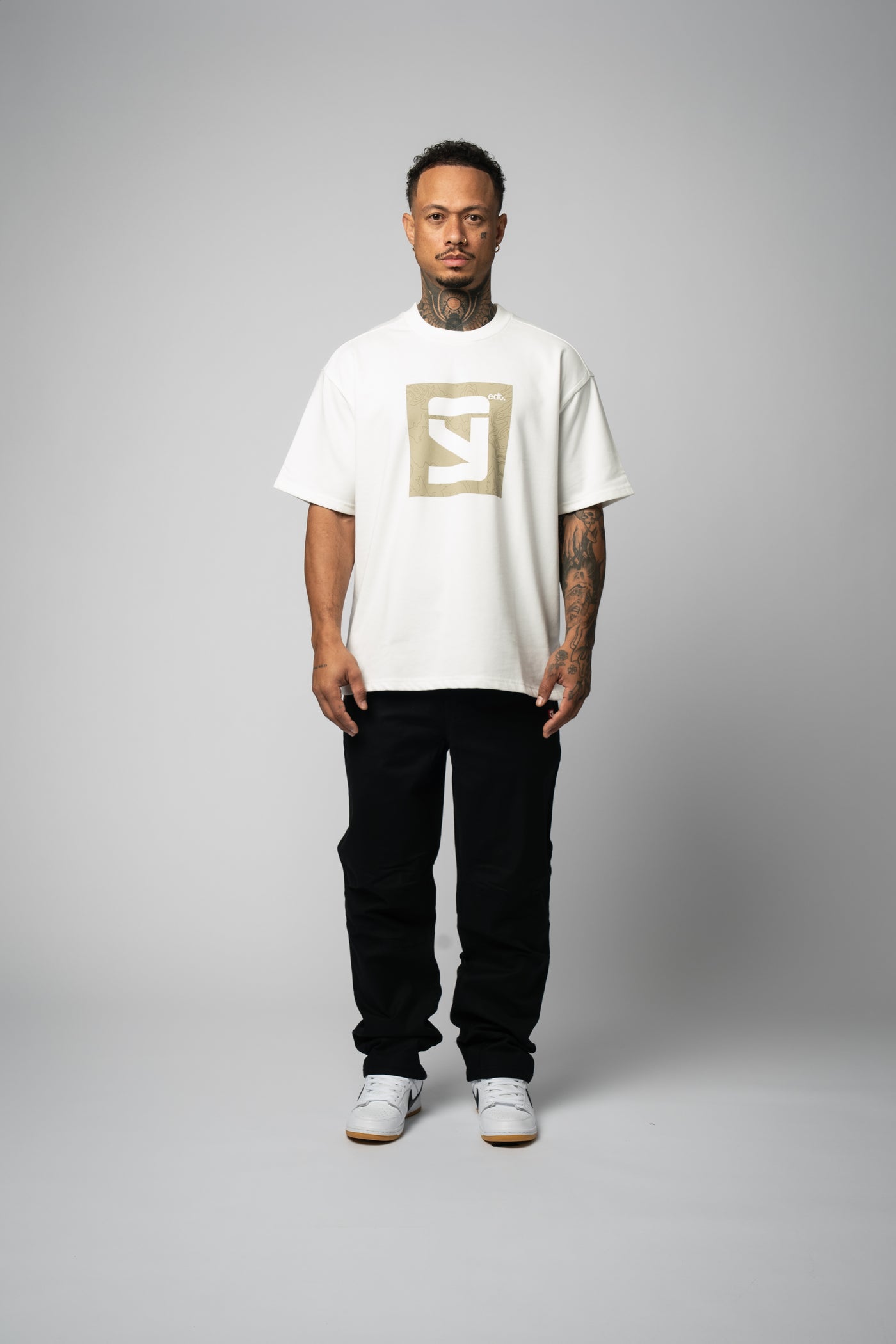 Desert Heavy Oversize T-Shirt white