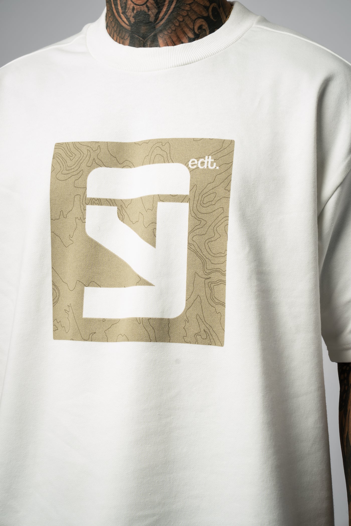 Desert Heavy Oversize T-Shirt white