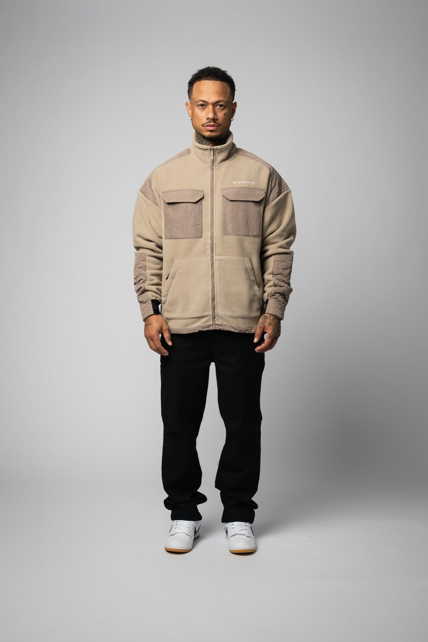 Desert Polar Fleece Jacket dark sand